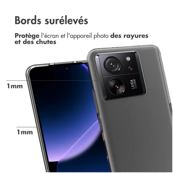 Accezz Clear Backcover Xiaomi 13T / 13T Pro Transparant