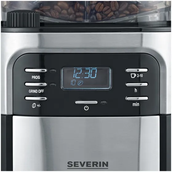 Severin KA4810 Zwart/rvs