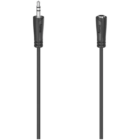 Hama Audio-verlengkabel 3,5-mm-jack - koppeling, stereo, 1,5 m