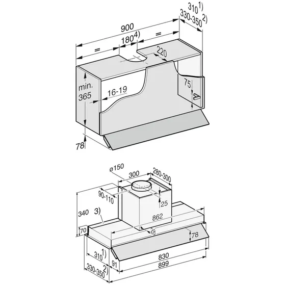 Miele DAG 2950 BNF Zwart