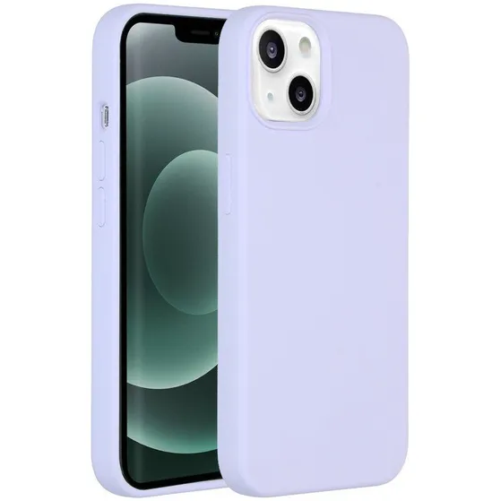 Accezz Liquid Silicone Backcover iPhone 13 Mini Paars