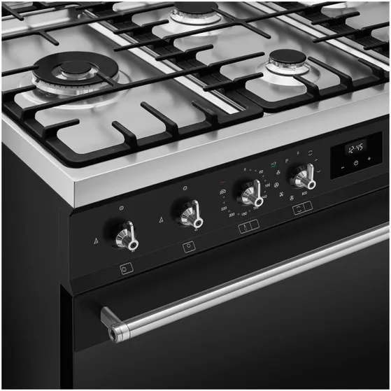 Smeg C92GPMBNLK2 Mat zwart