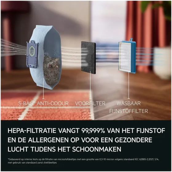AEG VX83-A2EPP Zwart
