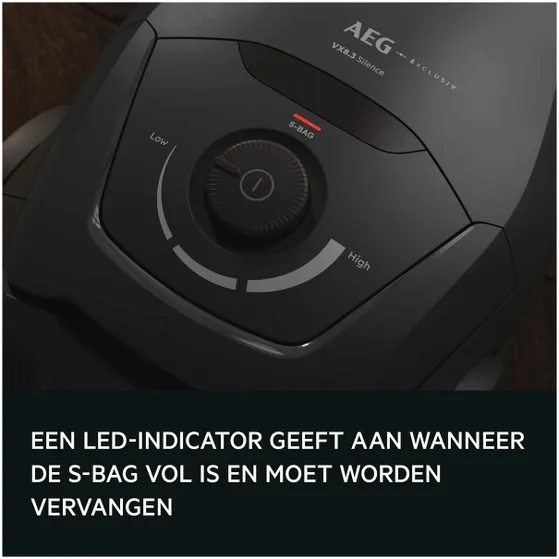 AEG VX83-A2EPP Zwart