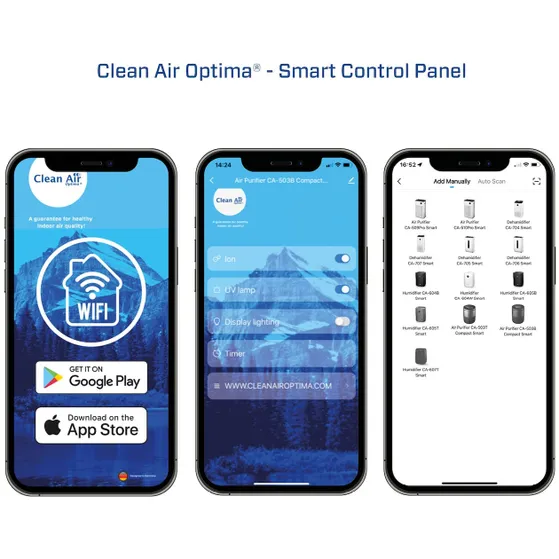 Clean Air Optima CA-503B compact smart Zwart