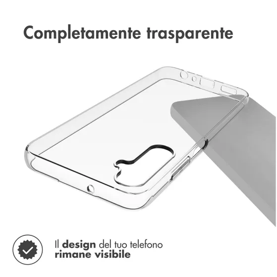 Accezz Clear Backcover Samsung Galaxy A05s Transparant