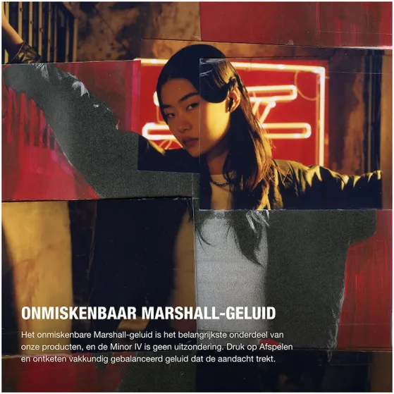 Marshall Minor IV Zwart