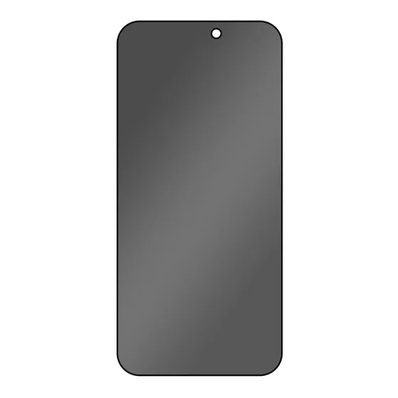 Just in Case Privacy Tempered Glass voor Apple iPhone 16