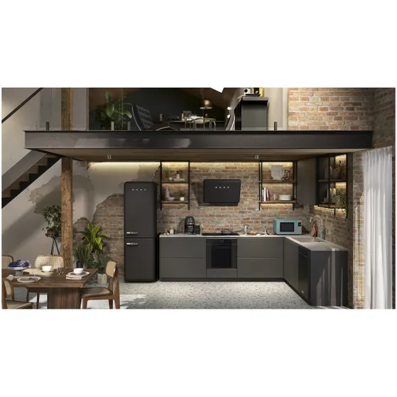 Smeg FAB32RBLM6 Mat zwart