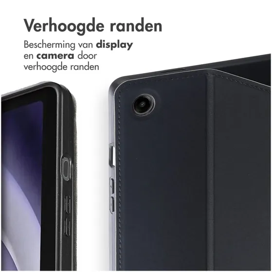 Accezz Classic Tablet Case Samsung Galaxy Tab A9 Plus Zwart