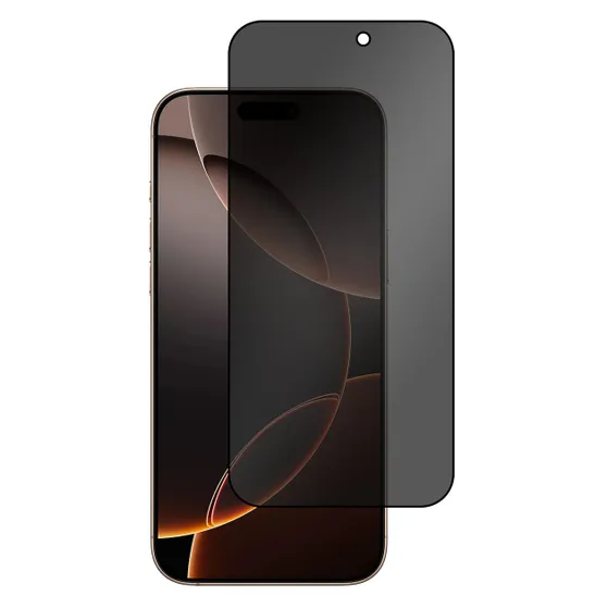 Just in Case Privacy Tempered Glass voor Apple iPhone 16 Pro