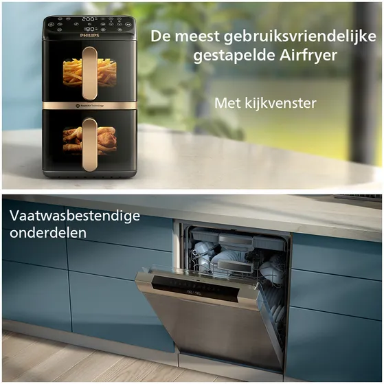 Philips NA462/70 Dual Stack Zwart