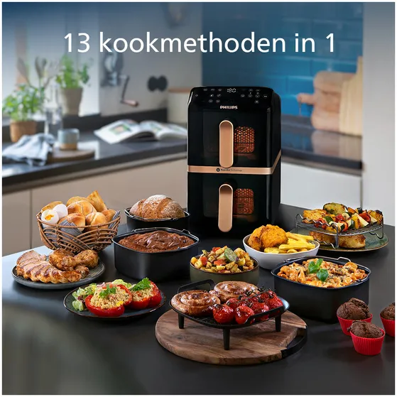 Philips NA462/70 Dual Stack Zwart
