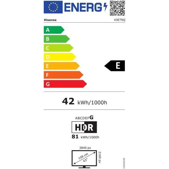 Hisense QLED 43E79Q (2025)