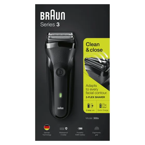 Braun Series 3 300 Zwart