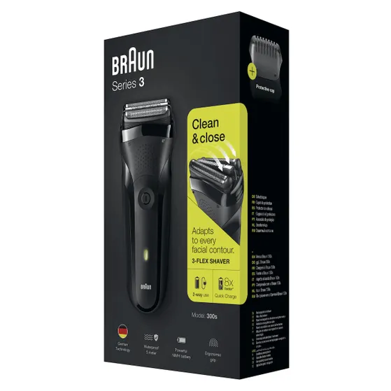 Braun Series 3 300 Zwart