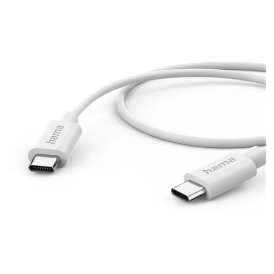 Hama Snellader met oplaadkabel USB-C mini-oplader  PD 20 W 1 m Wit