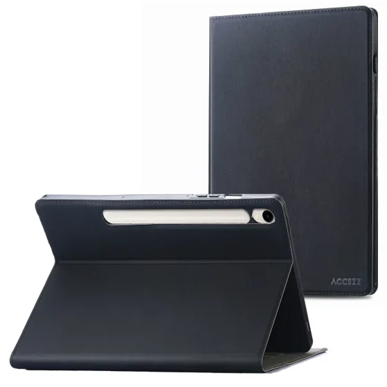 Accezz Classic Tablet Case voor Samsung Galaxy Tab S10 Lite / S9 11.0 / Tab S10 FE / S9 FE 10.9 Zwart