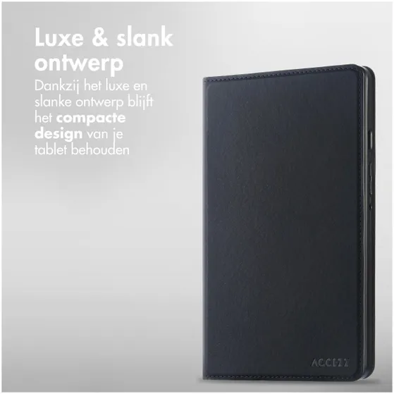 Accezz Classic Tablet Case voor Samsung Galaxy Tab S10 Lite / S9 11.0 / Tab S10 FE / S9 FE 10.9 Zwart