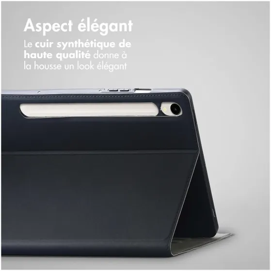 Accezz Classic Tablet Case voor Samsung Galaxy Tab S10 Lite / S9 11.0 / Tab S10 FE / S9 FE 10.9 Zwart