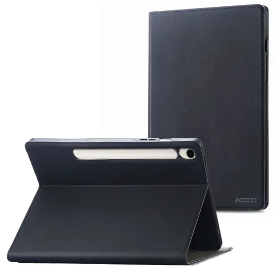Accezz Classic Tablet Case voor Samsung Galaxy Tab S10 Lite / S9 11.0 / Tab S10 FE / S9 FE 10.9 Zwart