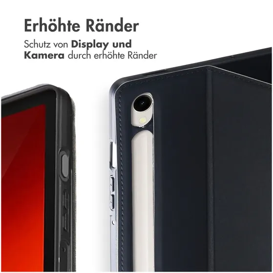 Accezz Classic Tablet Case voor Samsung Galaxy Tab S10 Lite / S9 11.0 / Tab S10 FE / S9 FE 10.9 Zwart