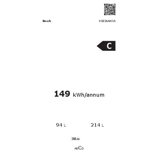 Bosch KGE36AWCA