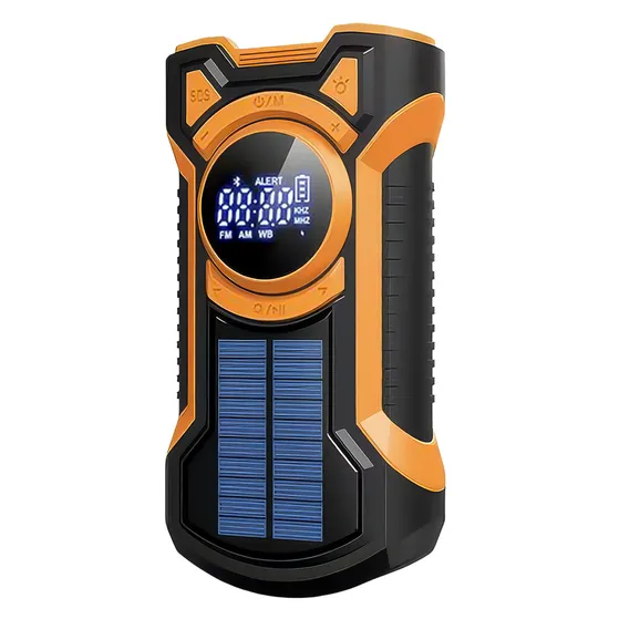 Just in Case Emergency Solar Hand Radio Noodradio Oranje