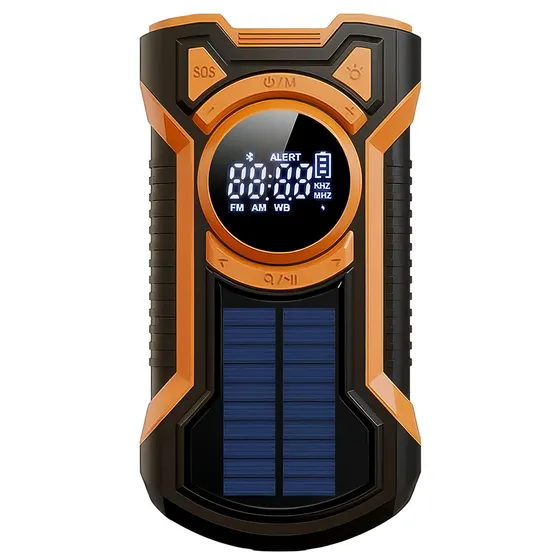 Just in Case Emergency Solar Hand Radio Noodradio Oranje