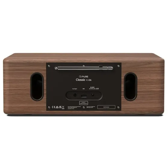 Pure CLASSIC C-D6 Walnoot/zwart