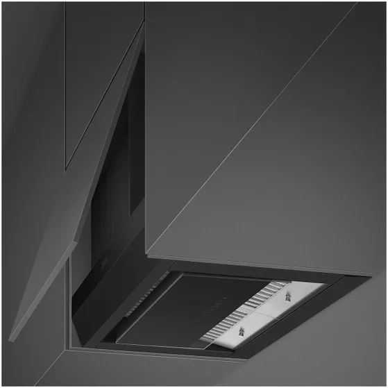 Smeg KSGT64BLV Mat zwart