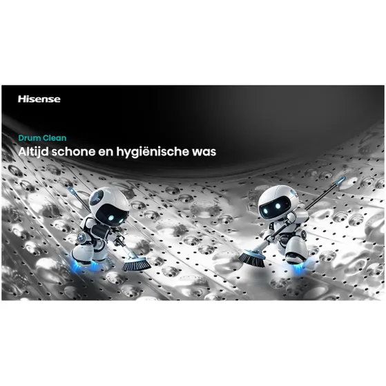Hisense WF7I1248BBR/BLX Zwart