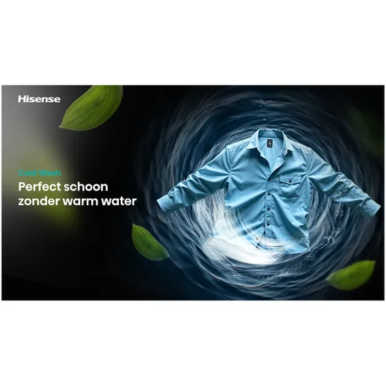 Hisense WF7I1248BBR/BLX Zwart