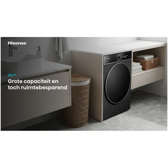 Hisense WF7I1248BBR/BLX Zwart