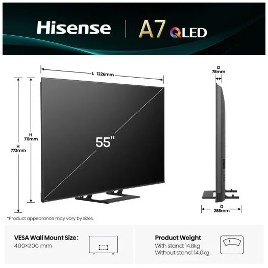 Hisense QLED 55A79Q (2025)
