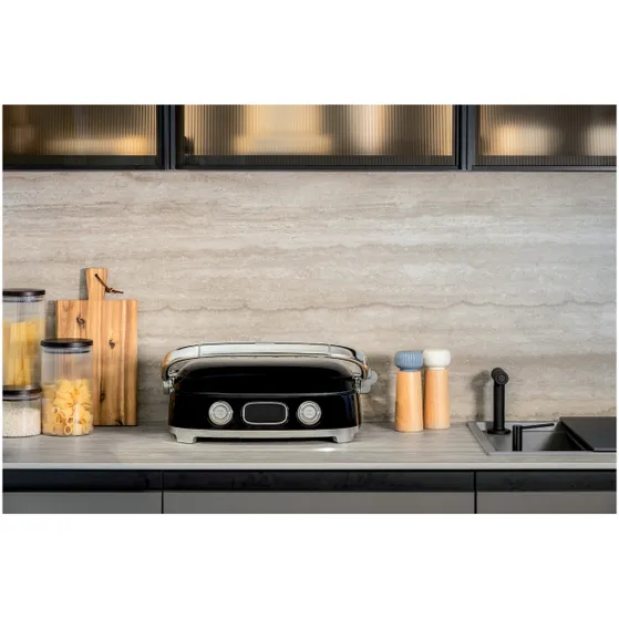 Smeg MGF01BLEU Zwart