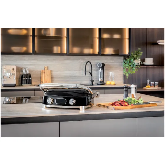Smeg MGF01BLEU Zwart