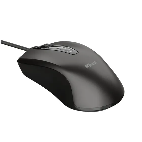 Trust Carve Bekabelde optische muis Zwart