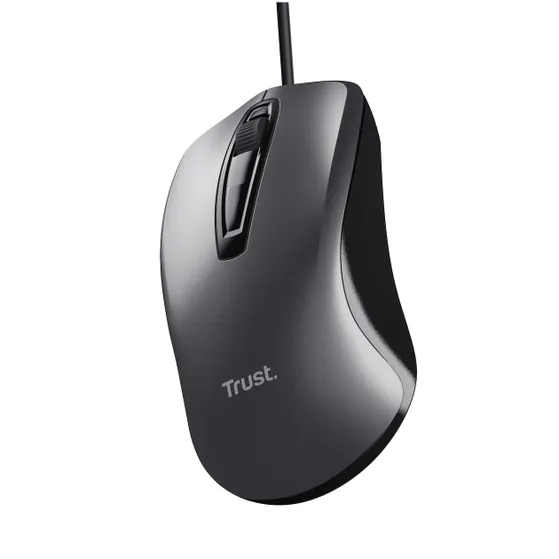 Trust Carve Bekabelde optische muis Zwart