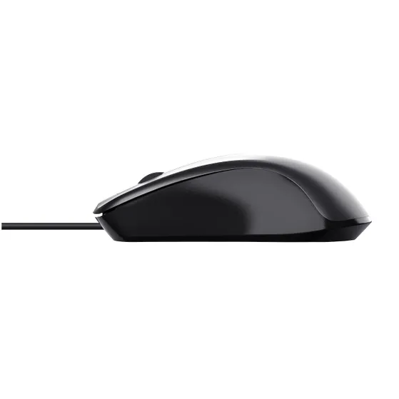 Trust Carve Bekabelde optische muis Zwart
