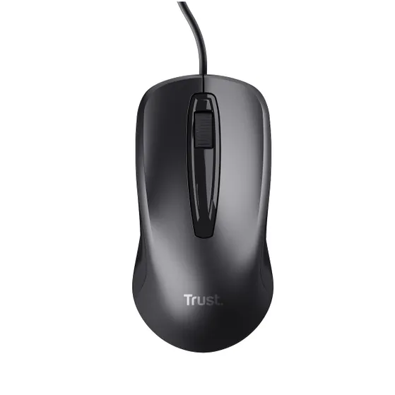 Trust Carve Bekabelde optische muis Zwart