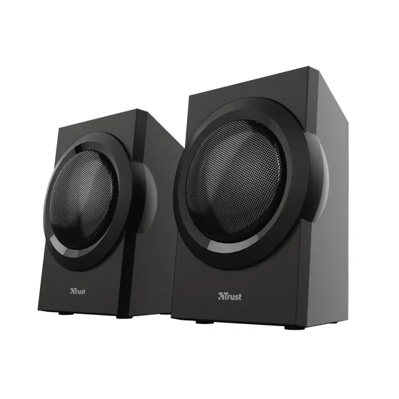 Trust Yuri 2.1-luidsprekerset met subwoofer Zwart