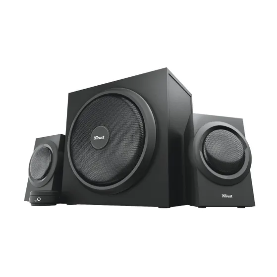 Trust Yuri 2.1-luidsprekerset met subwoofer Zwart