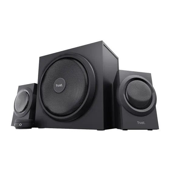 Trust Yuri 2.1-luidsprekerset met subwoofer Zwart
