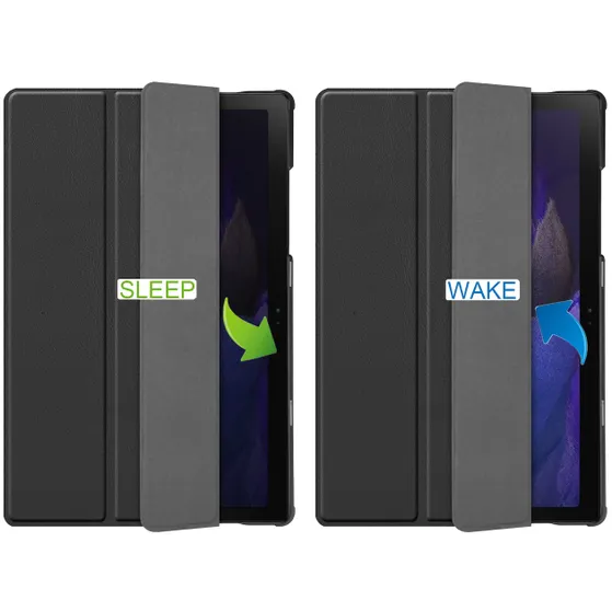 Just in Case Slimline TriFold Cover voor Samsung Galaxy A8 Zwart