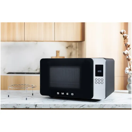 Smeg MOC01BLMEU Mat zwart