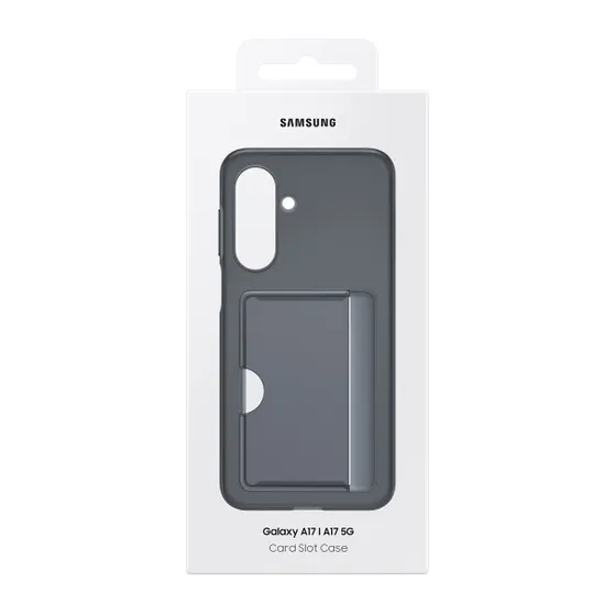 Samsung Card Slot Case voor Samsung Galaxy A17 4G/5G Zwart
