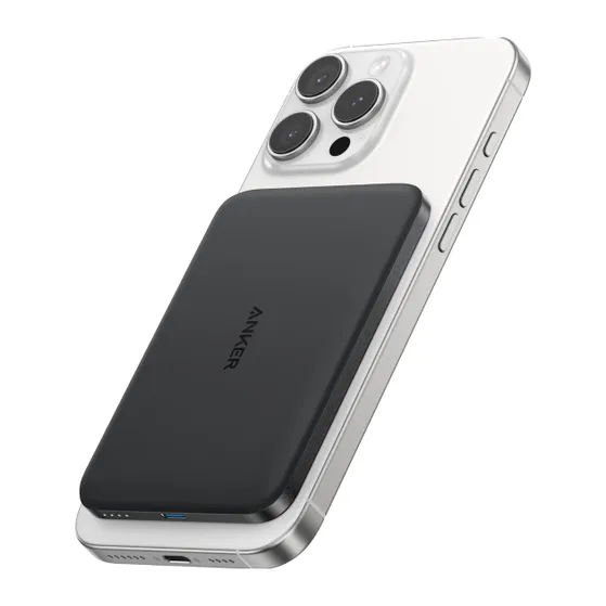 Anker Nano Magnetic Wireless Power Bank(5 000 mAh 15W) Zwart