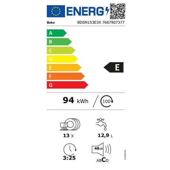 Beko BDSN153E3X