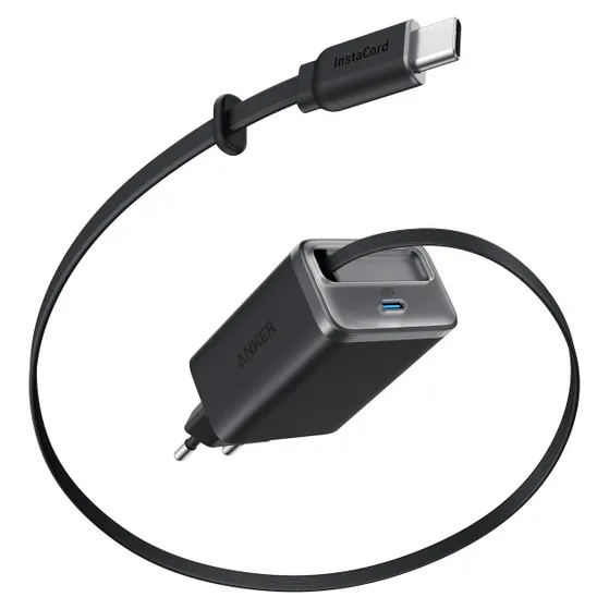 Anker Nano wired charger (35W) 1C with 1 retractable cable